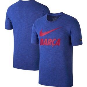 Nike Barcelona Jersey Training Soccer DriFit T-shirt youth Sz Small
